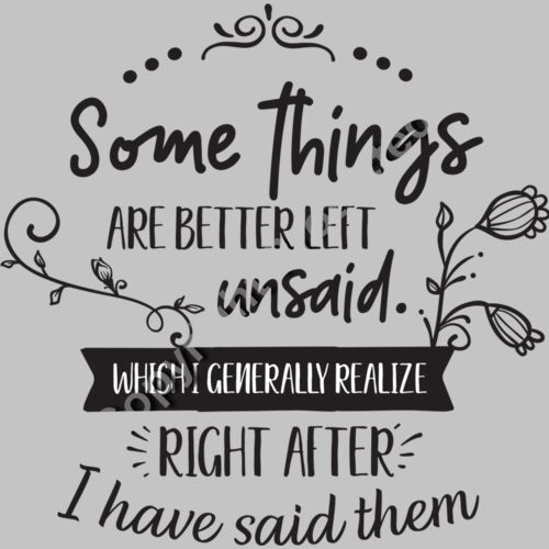 Some Things Are Better Left Unsaid Thumbnail