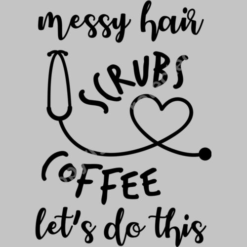 Messy Hair Scrub Coffee let s do this Thumbnail