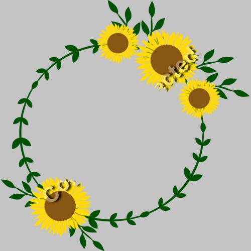 sunflower frame Thumbnail