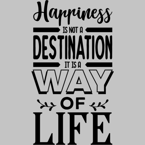 Happiness is not a destination it is Thumbnail