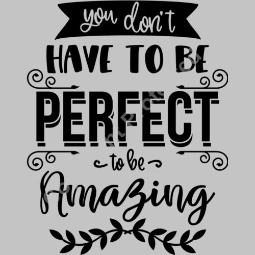 You don t have to be perfect to Thumbnail