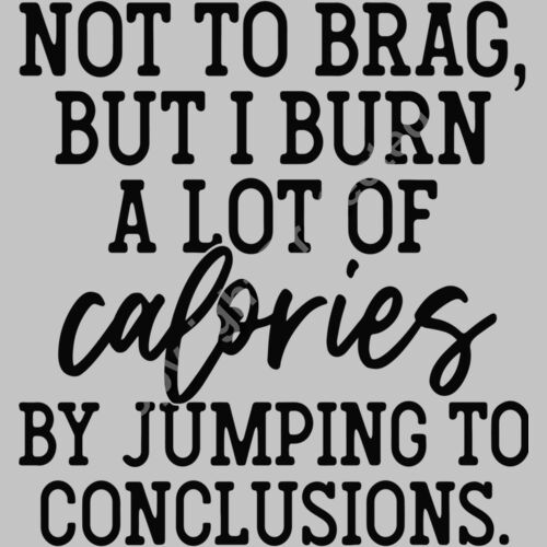 burn a lot of calories by jumping to conclusions Thumbnail