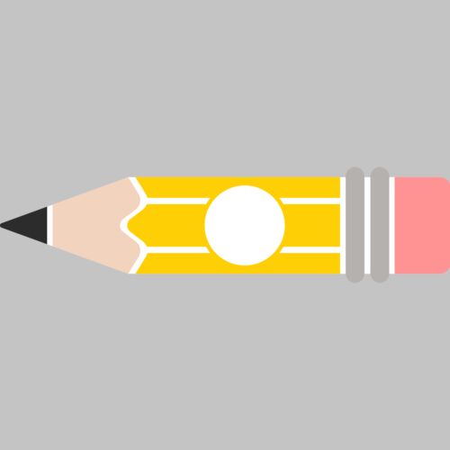 Pencil Monogram circle Thumbnail