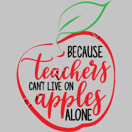 Because teachers cant live on apples alone Thumbnail