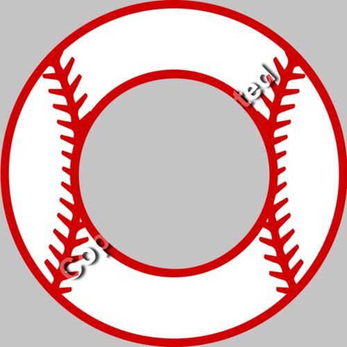 baseball circle mono Thumbnail