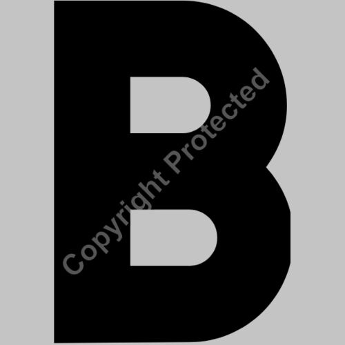 Baseball Alphabet B center Thumbnail