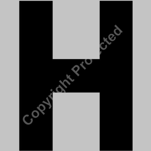 Baseball Alphabet H center Thumbnail