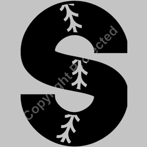 Baseball Alphabet S left Thumbnail
