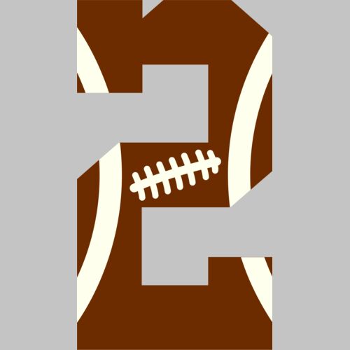 football numbers  3  Thumbnail