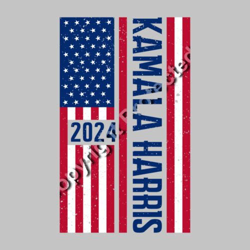 kamala harris 2024 american flag election theme artwork Thumbnail