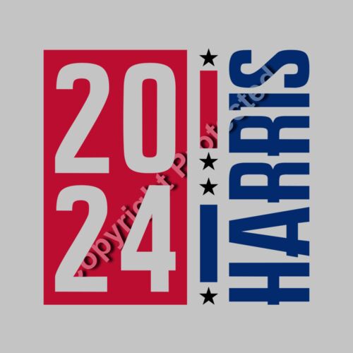 Kamala Harris 2024 campaign graphic with bold red and blue typography     kamala harris 2024 cam Thumbnail