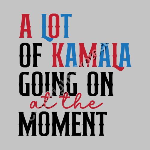 Kamala Harris 2024 campaign slogan with bold colorful lettering  patriotic red and blue colors   Thumbnail