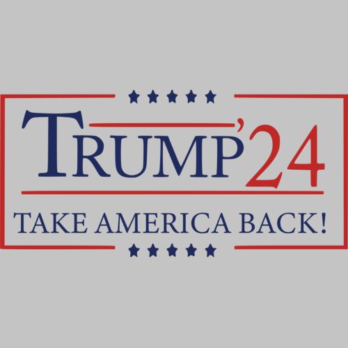 trump 2024 take america back political sign svg Thumbnail