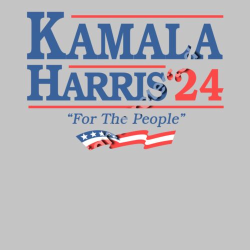 Kamala Harris 2024 campaign slogan graphic for the people with patriotic elements Thumbnail