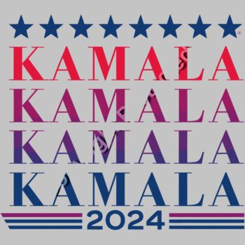kamala harris 2024 campaign sign red blue stars text jpg Thumbnail