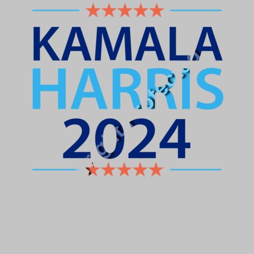 Kamala Harris campaign graphic for the 2024 presidential election featuring bold text and star a Thumbnail