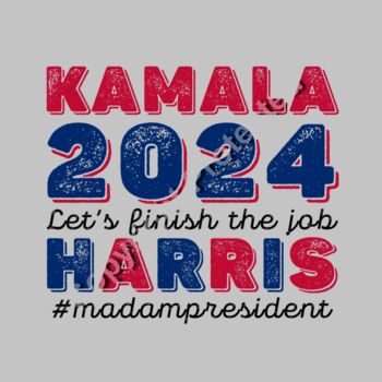 kamala harris 2024 election artwork red blue font Thumbnail