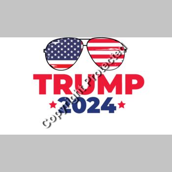 trump 2024 sunglasses american flag patriotic design svg Thumbnail