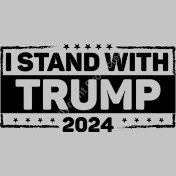 trump 2024 election campaign symbol black and white graphic Thumbnail