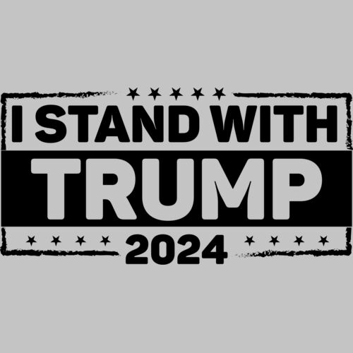 trump 2024 election campaign symbol black and white graphic Thumbnail