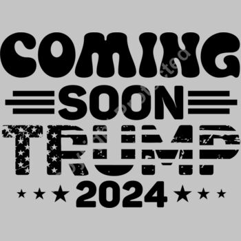 Trump 2024 election graphic with American flag elements and text design Thumbnail