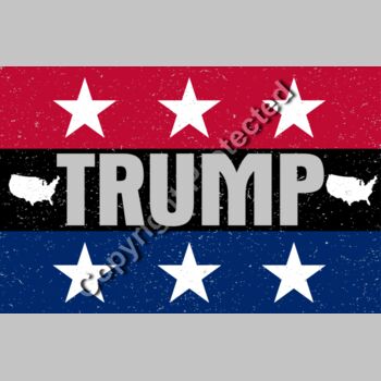 trump 2024 election patriotic stars stripes america themebanner design Thumbnail