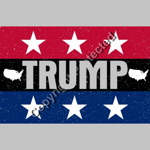 trump 2024 election patriotic stars stripes america themebanner design Thumbnail