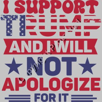 trump 2024 election support not apologize design Thumbnail