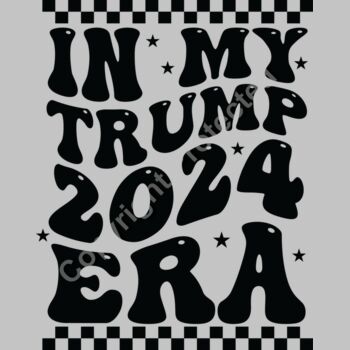 trump 2024 era graphic black white checkered background Thumbnail