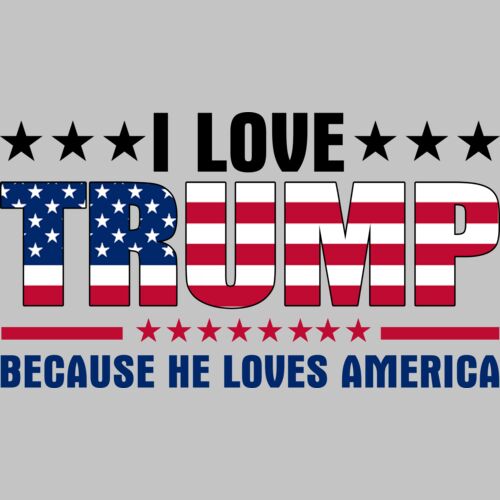 Trump 2024 patriotic slogan graphic red white blue stars stripes Thumbnail