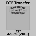 DTF Transfer 12" Thumbnail