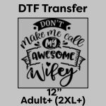 DTF Transfer 12" Thumbnail