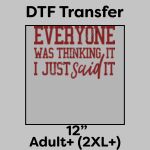 DTF Transfer 12" Thumbnail