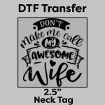 DTF Transfer 2.5" Thumbnail