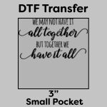 DTF Transfer 3" Thumbnail