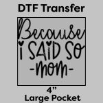 DTF Transfer 4" Thumbnail