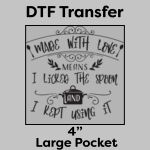 DTF Transfer 4" Thumbnail
