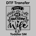 DTF Transfer 6.5" Thumbnail