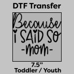 DTF Transfer 7.5" Thumbnail