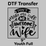 DTF Transfer 9" Thumbnail