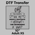 DTF Transfer 10" Thumbnail