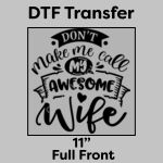 DTF Transfer 11" Thumbnail