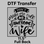 DTF Transfer 11.5" Thumbnail