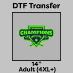 DTF Transfer 14" Thumbnail