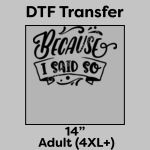 DTF Transfer 14" Thumbnail