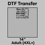 DTF Transfer 14" Thumbnail