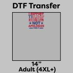 DTF Transfer 14" Thumbnail