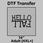 DTF Transfer 14" Thumbnail