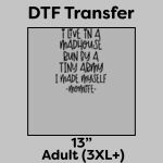 DTF Transfer 13" Thumbnail