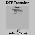 DTF Transfer 13" Thumbnail